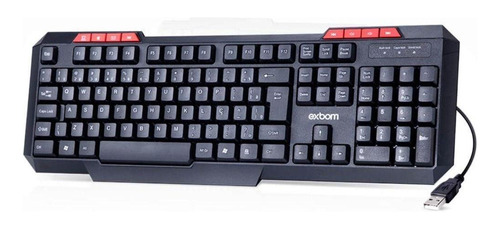 Teclado Gamer Multimídia Bk-g136