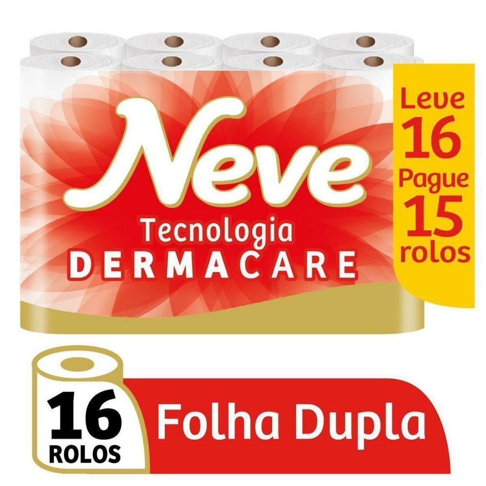 Papel Higiênico Folha Dupla Neve Leve 16 Pague 15