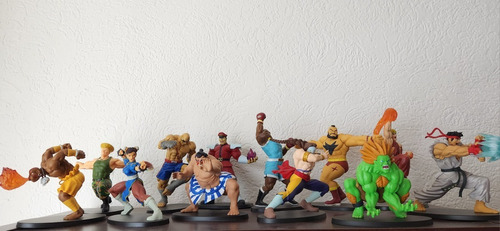 12 Figuras Del Famoso Videojuego Street Fighter De Agostini