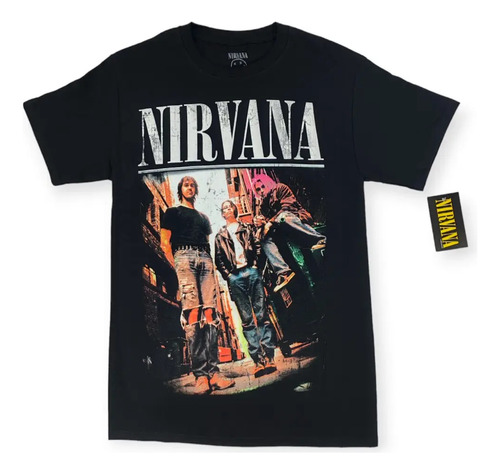 Nirvana Kurt Krist Dave Playera 100% Original