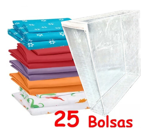 Bolsas Herméticas Reutilizables 25 Unidades 51x10 Cm