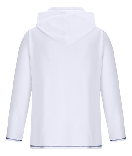 Sudadera Con Capucha J Pullover Con Bolsillo, Color Liso, Me