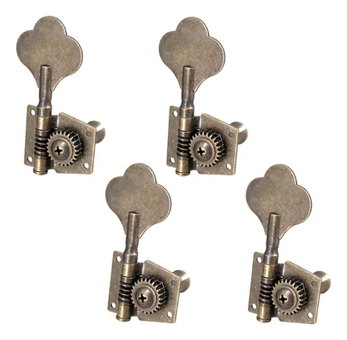 Clavijas De Afinación De Bajo Eléctrico Clavijas 4r Bronce