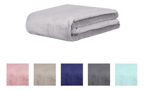 Cobertor Casal Super Soft Sultan Sonhare 300g 1,80x2,20m Cor Casal Prata