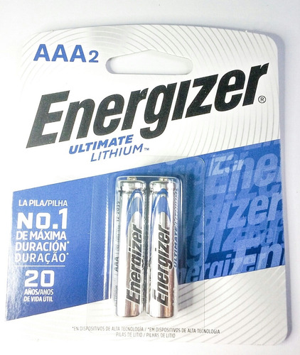 Aaa Lithium Energizer Aaa Litio Energizer L92 Lithium X 2