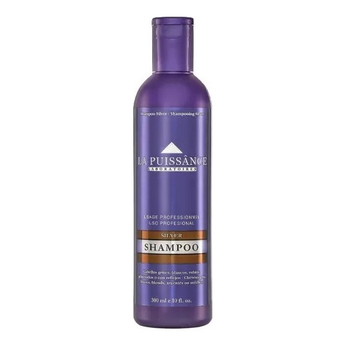 Shampoo La Puissance Matizador Rubios Grises Silver X 300 Ml