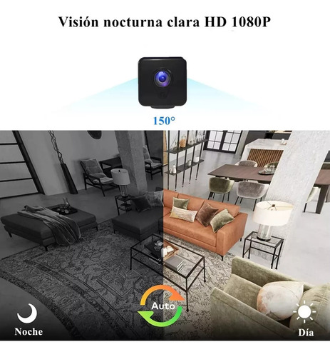 Yz Nuevo Mini Camara Espia 1080p Wifi Con Bateria Recargabl