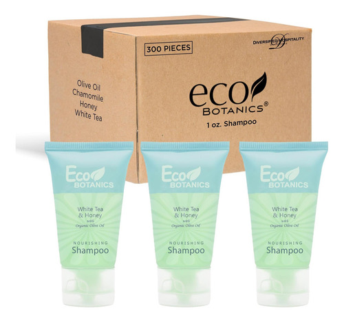 Shampoo Eco Botanics Travel-size Hotel 1 Onça (caixa Com 300
