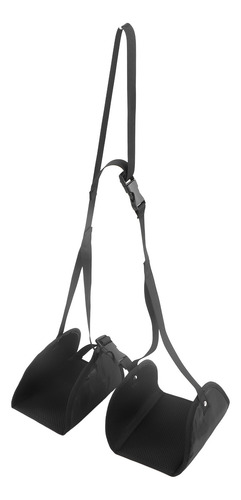 Hamaca Con Pedal Para Viajar En Avión, Negra, Portátil, Bajo