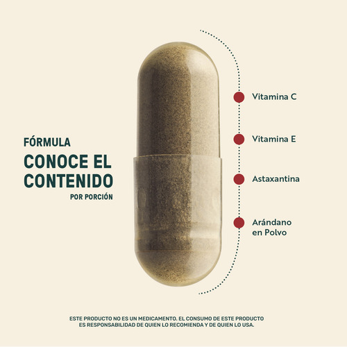Life 360+ Antiox Mix 120 Caps Arándano, Vitamina C Y E