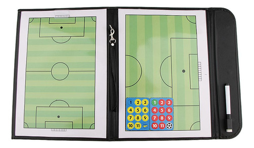 Plegable Fútbol Soccer Coaching Táctica Carpeta De Junta