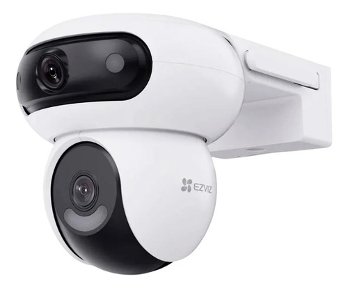 Ezviz H90 Dual 2k+ Cámara De Seguridad Wifi 4mp+4mp Pt 360° Color Blanco