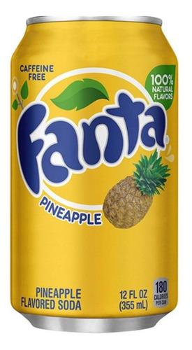 Fanta Pineapple Abacaxi Lata 355ml | Refrigerante Importado