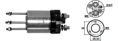 Solenoide De Arranque Renault Trafic 9 11 12 19 Lc 9605