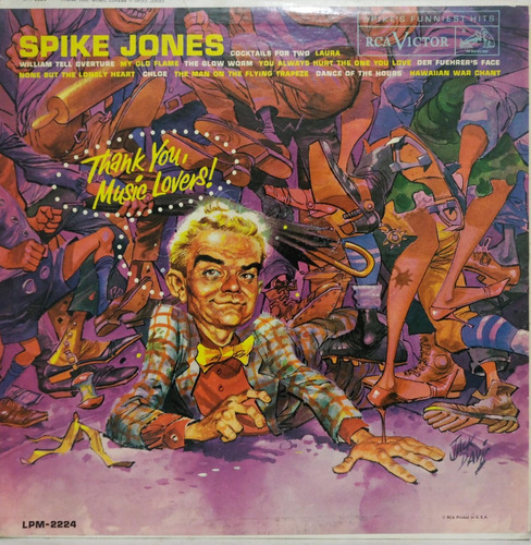 Spike Jones*  Thank You, Music Lovers Lp 1960 Usa