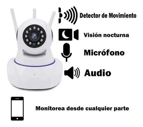 Imagen 4 de 6 de Monitor Cámara De Bebé Wifi Y Visión Nocturna 3a