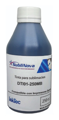 Tinta De Sublimacion Inktec X 250 Cc