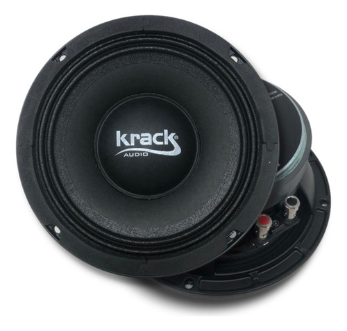 2 pzas Bocina Medios Sellados 8 Krack Audio Profesional 400w Color Negro KPA-8MR