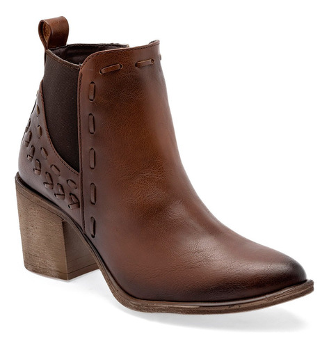 Bota Vaquera De Moramora Para Mujer Cafe 1103008 T7