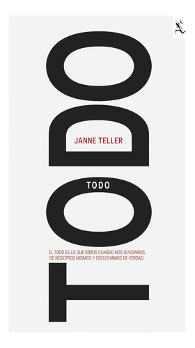 Todo, De Janne Teller. Editorial Seix Barral, Tapa Blanda En Español