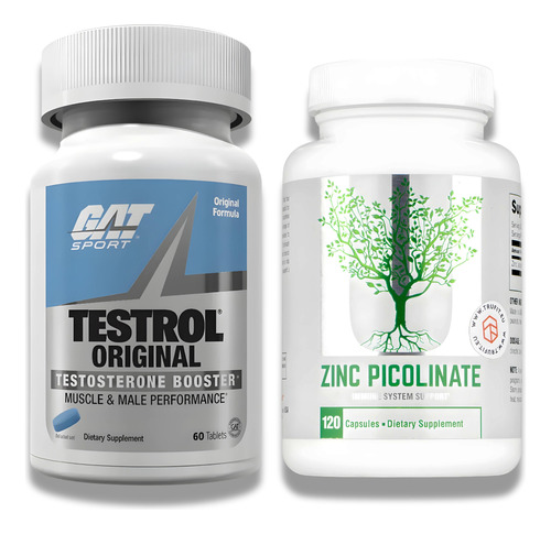 Pack Testrol Original Gat Sport + Zinc Picolinate 