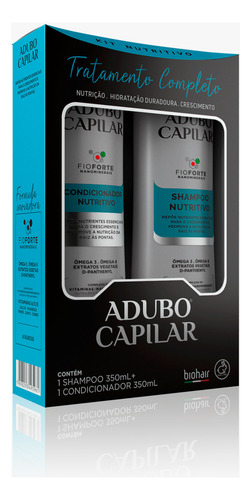 6 Kit Shampoo Condicionador Nutritivo Tratamento Capilar