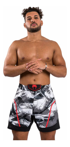 Venum Fightshorts Electron 3 Mma Short Grey Red B-champs