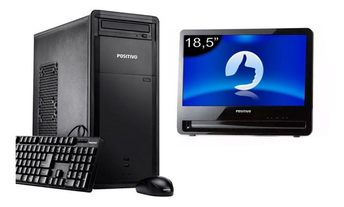 Kit Computador Positivo D60 I3 8gb 500hd Monitor 18