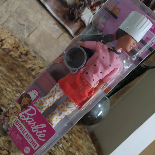 Barbie Chef Con Accesorios Original Mattel