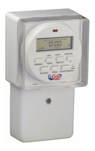 Timer Temporizador Industrial Barramento Digital 16a Bivolt