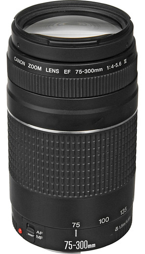 Canon Ef 2.953-11.811 In F/4-5.6 Iii Teleobjetivo Zoom Lent. Color Negro
