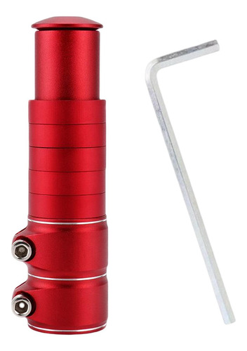 Adaptador De Vástago De Manillar De Rojo 13cmx3.5cm