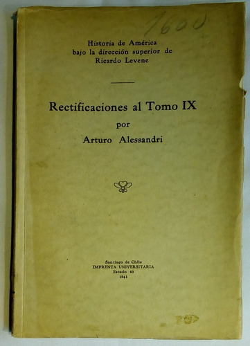 Rectificaciones Al Tomo Ix