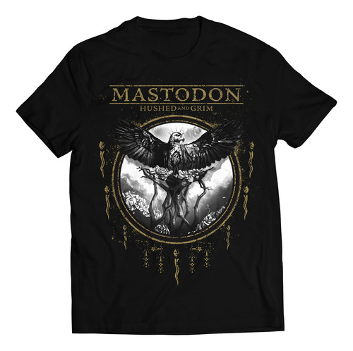 Camiseta Oficial Mastodon Hushed And Grim Rock Activity