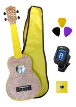 Comprar Ukulele Elétrico Winner 21 Abs Soprano Amarelo Cu002F Afinador