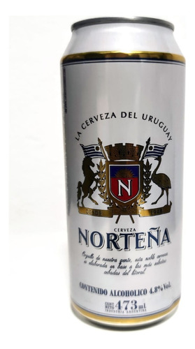 Cerveja Norteña Uruguaia - 24 Unidades Lata 473ml  4,8%