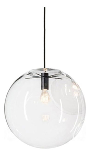 H Xd Global E27 Industrial Vidrio Transparente Globo Sombra 