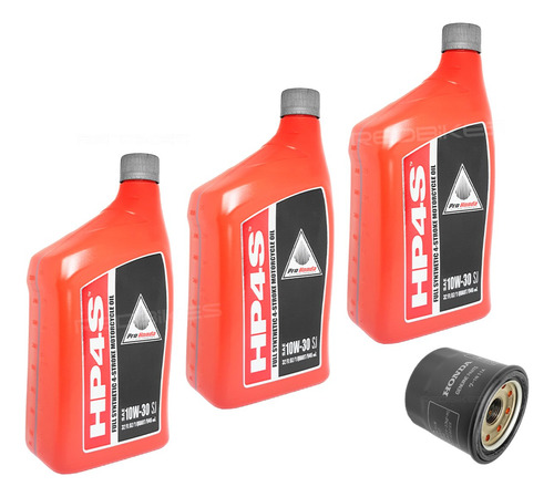 Kit Service Honda Cbr 1000 R Filtro Aceite Hp4s Sintetico M1