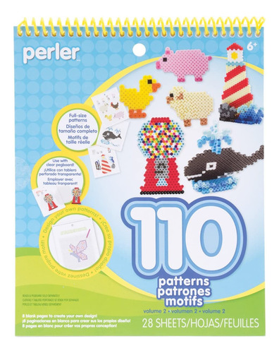 Perler Beads Patterns And Craft Idea Book, 28 Páginas