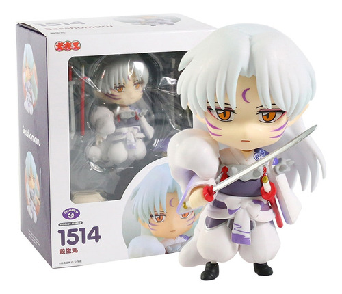 Figura De Acción Inuyasha Sesshomaru 1514 De Pvc Modelo Jugu