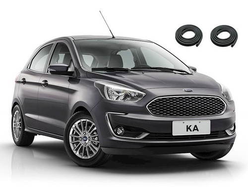 Ford Ka 5p 2016 / 2021 Burletes De Puertas Traseras El Par !