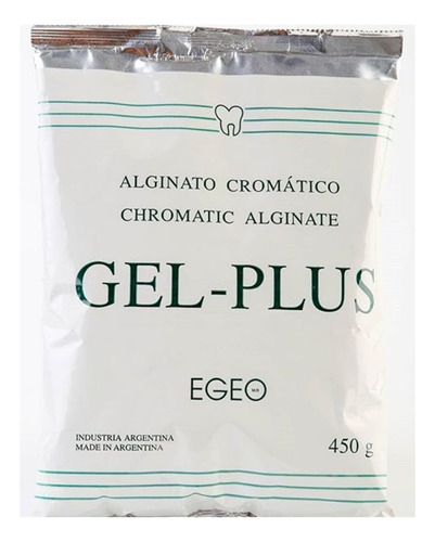 Alginato Gel Plus Cromatico 450g Egeo Dental Odontologia