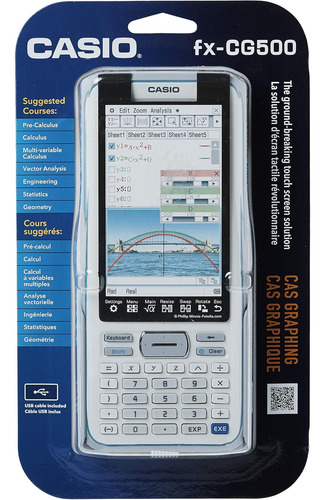 Tela Sensível Ao Toque Casio Com Calculadora Gráfica Stylus,