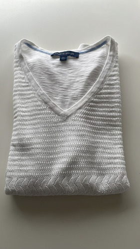Impecable Sweater Blanco Large Mujer Tommy Hilfiger Usa
