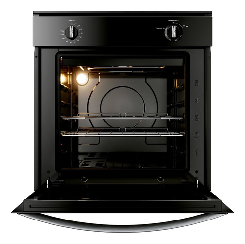 Forno Embutir A Gás Consul 78l Com Grill E Timer - Coa84ce Preto