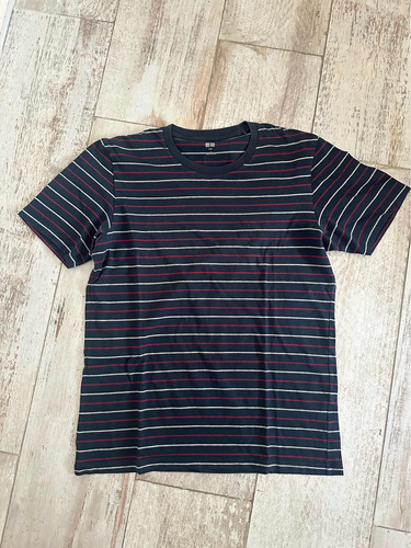 Remera Rayada Uniqlo Hombre