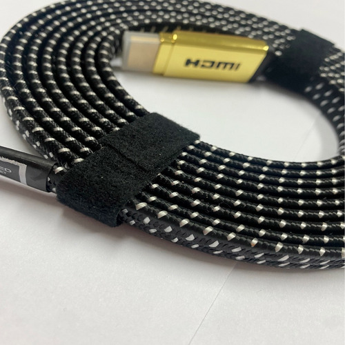 Cable Hdmi 4k 2.0 Mallado Largo 3 Metros Máxima Resolución
