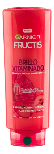 Acondicionador Garnier Fructis Brillo Vitaminado en botella de 650mL por 1 unidad
