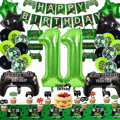 11th Birthday Party Decorations For Boys Girls Game Fans Kin