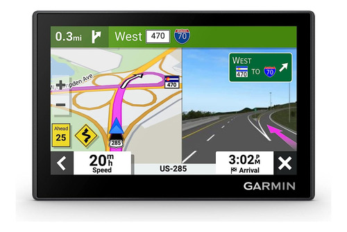 Garmin Drive 53 com tráfego, navegador GPS, tela sensível ao toque de alta resolução, menus de visualização simples e mapas fáceis de visualizar, alertas de motorista e trânsito